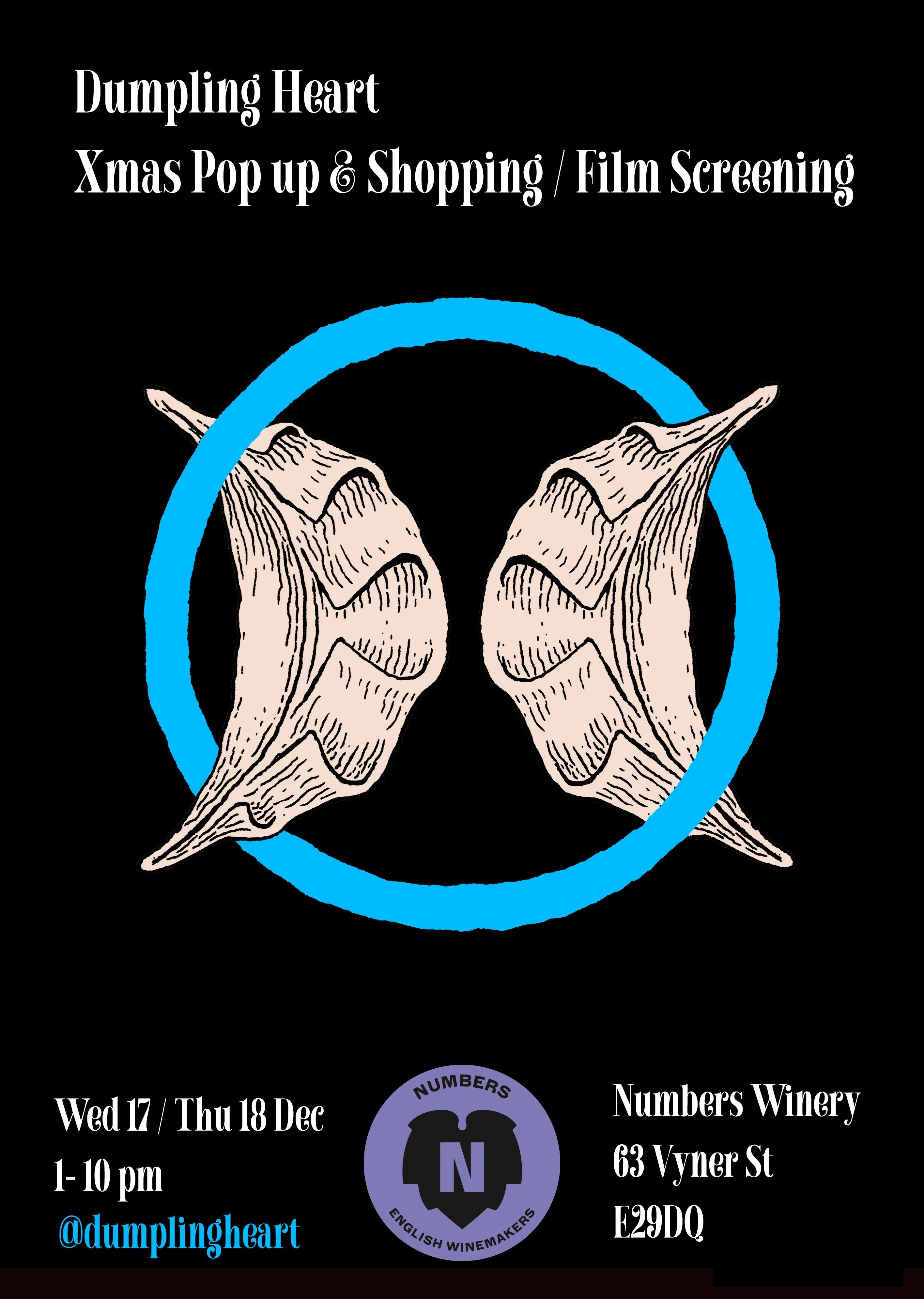 DUMPLING HEART POP UP @ NUMBERS, DUMPLINGS, ART, ENTERTAINMENT