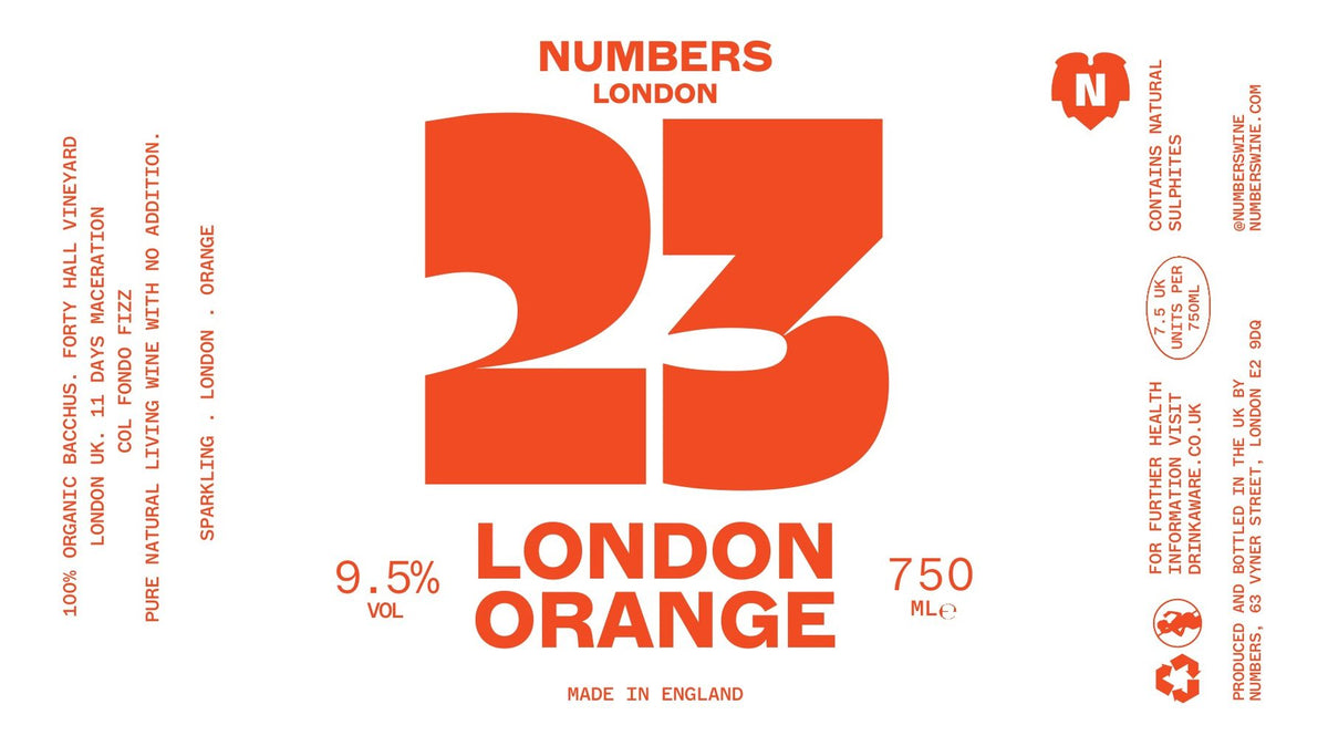 23 London Orange label