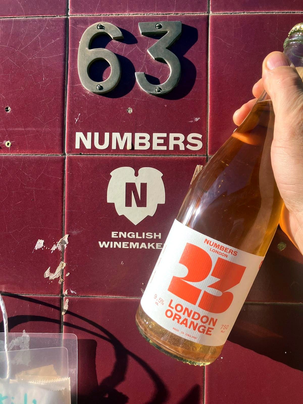23 London Orange outside Numbers, 63 Vyner Street